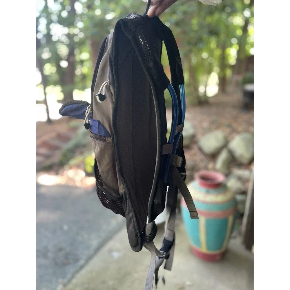 JanSport x Nalgene Hydration Pack Backpack Blue Black WITH Bladder EUC
